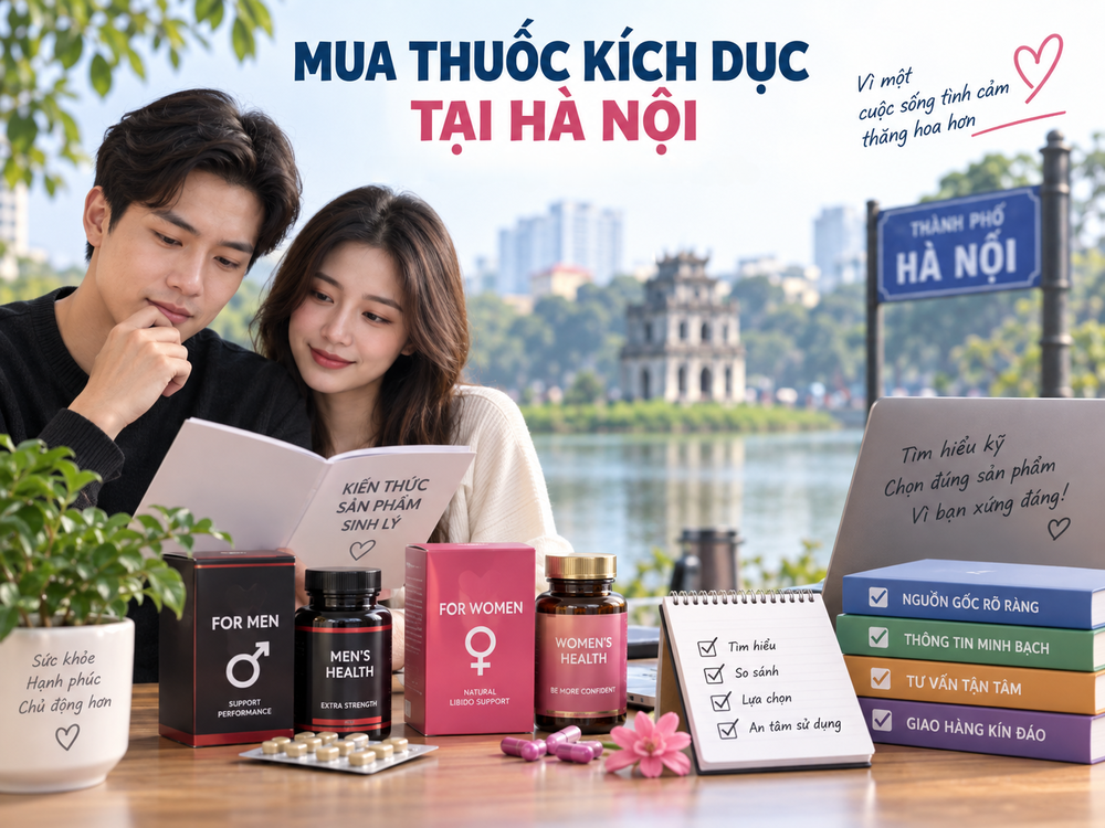 5 sai lầm thường gặp khi mua thuốc kích dục tại Hà Nội