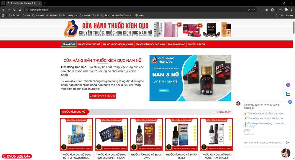 Cửa Hàng Tình Dục - Sự kín đáo và tinh tế khi mua