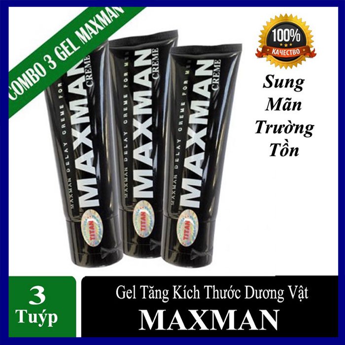Gel Bôi Tăng Kích Thước Dương Vật Titan Maxman